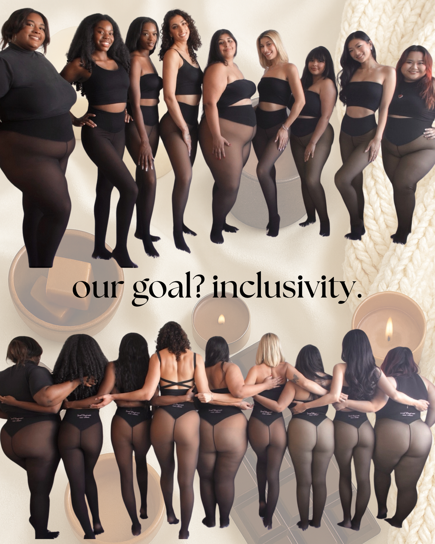 THE GLOW UP | TIK TOK VIRAL MAGIC LEGGINGS WITH COMPRESSION BAND & ONE SEAM